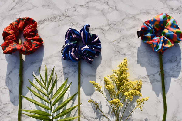 Taking On The 90s Scrunchie with Our Silky Hair Accessories