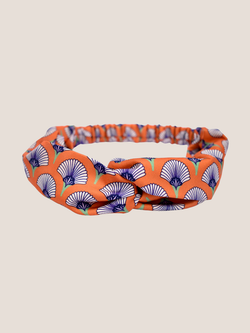 Matsuri Twist Knot Headband Orange