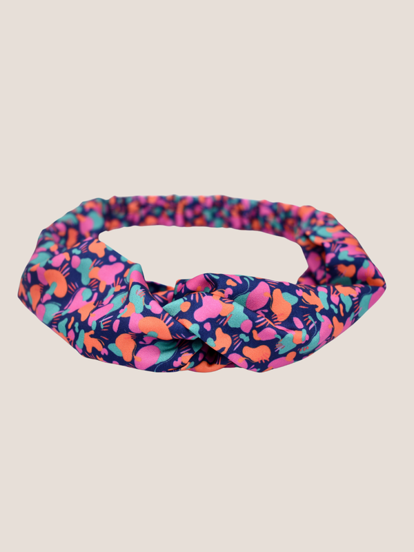 Marmo Twist Knot Headband Sunset Pink