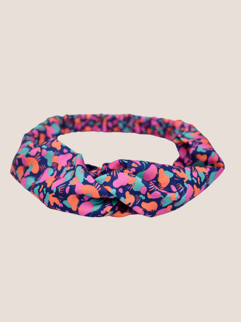 Marmo Twist Knot Headband Sunset Pink