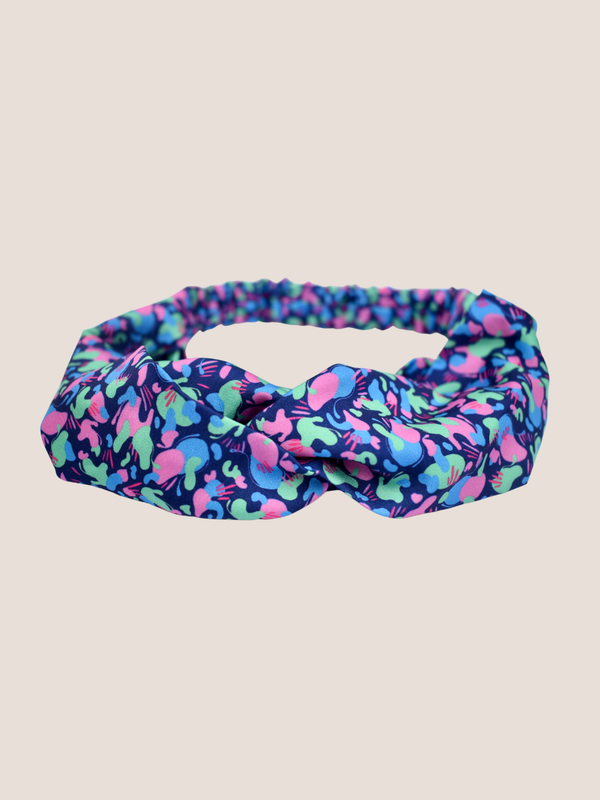 Marmo Twist Knot Headband Bubblegum Blue