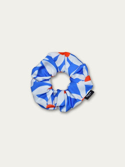 Daisy Print Hair Scrunchie