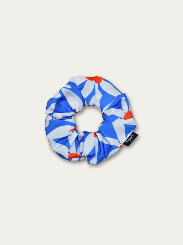 Daisy Print Hair Scrunchie