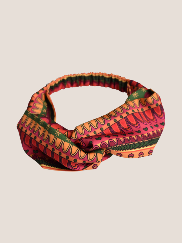 Varanasi Print Twist Knot Headband