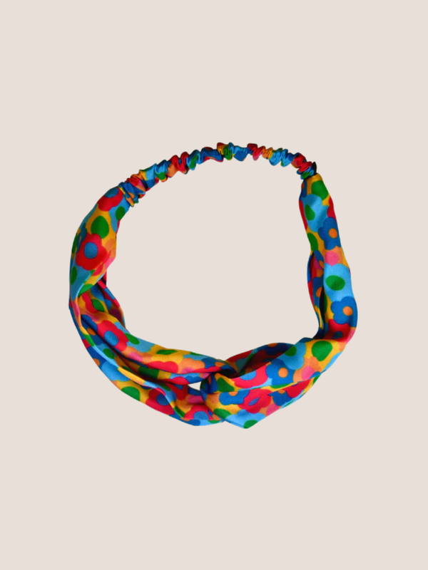 Bloom Print Floral Twist Knot Headband