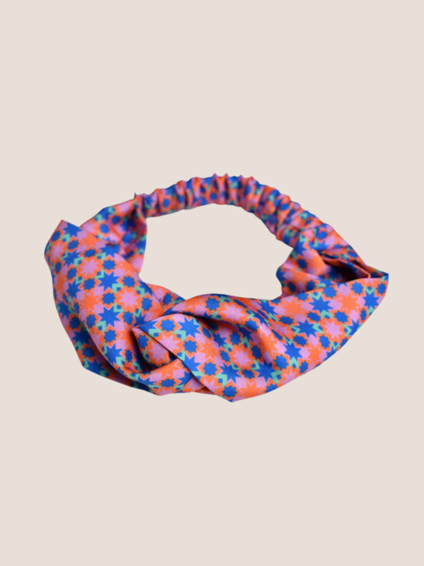 Ribeira Print Twist Knot Headband