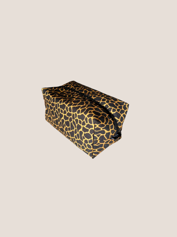 Mosaic Black & Gold Make Up Pouch