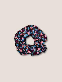Marmo Print Hair Scrunchie Autumn Maroon