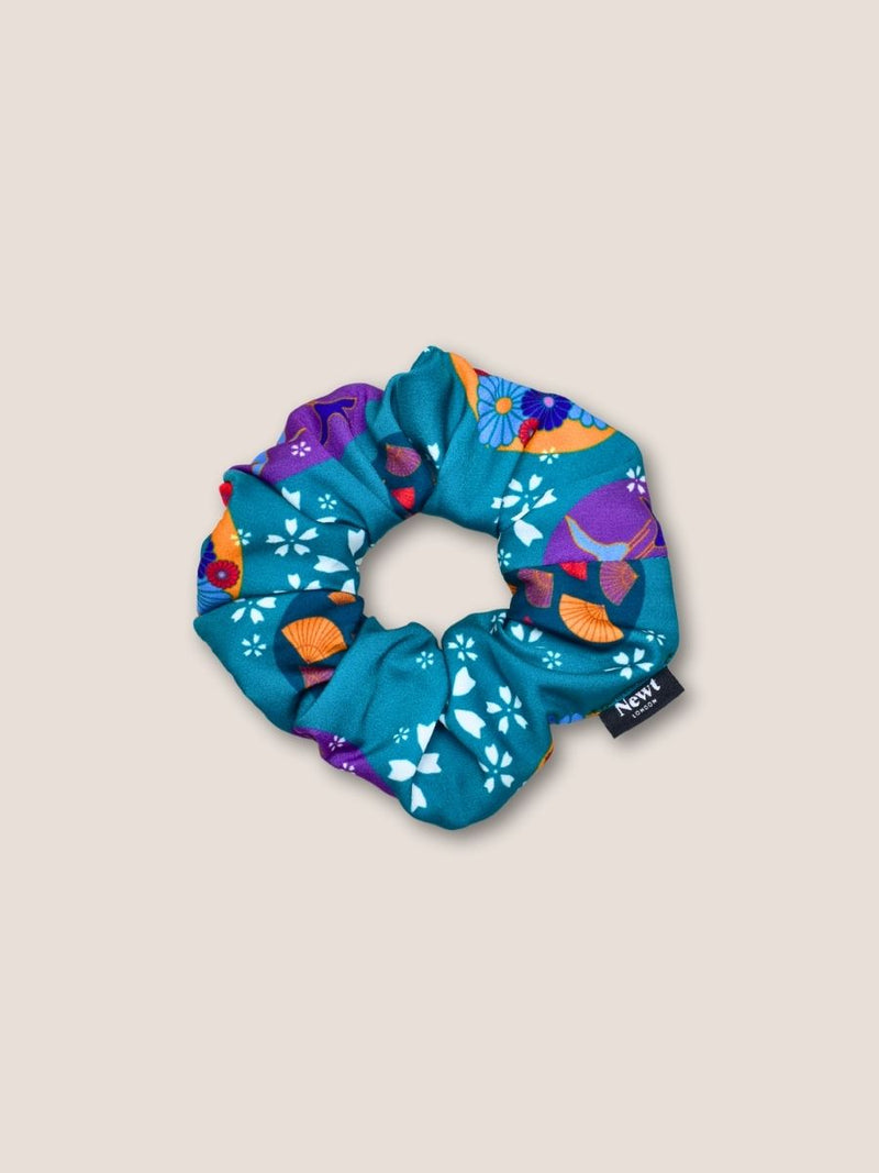 Origami Print Hair Scrunchie