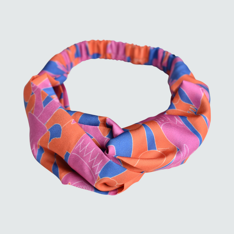 Yammy's Dancer Print Turban Headband