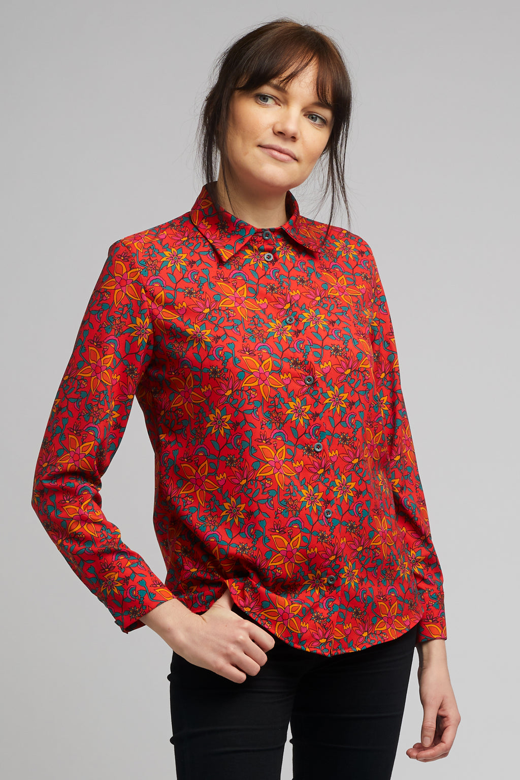 Classic Long Sleeve Shirt Kampot Print