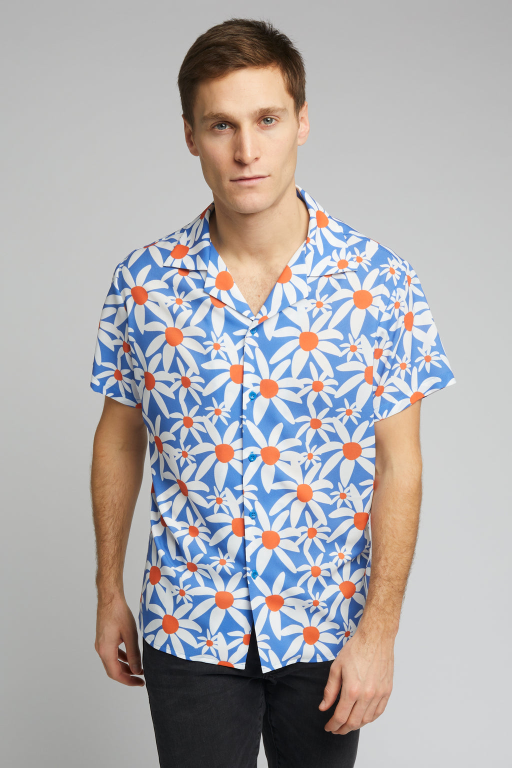 NEWT Daisy Print Cuban Collar Shirt