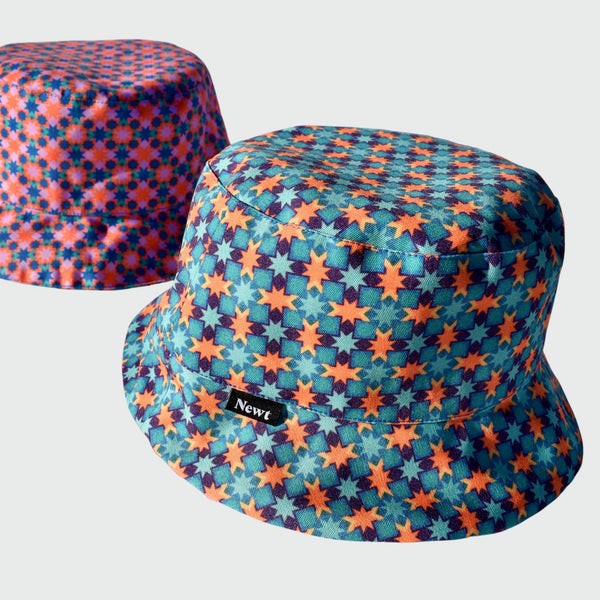 Ribeira Reversible Canvas Bucket Hat