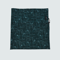 Green Tiny Dancers Print Unisex Neckwarmer Snood