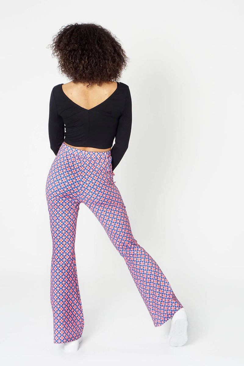 Ribeira Pink Stretch Flares